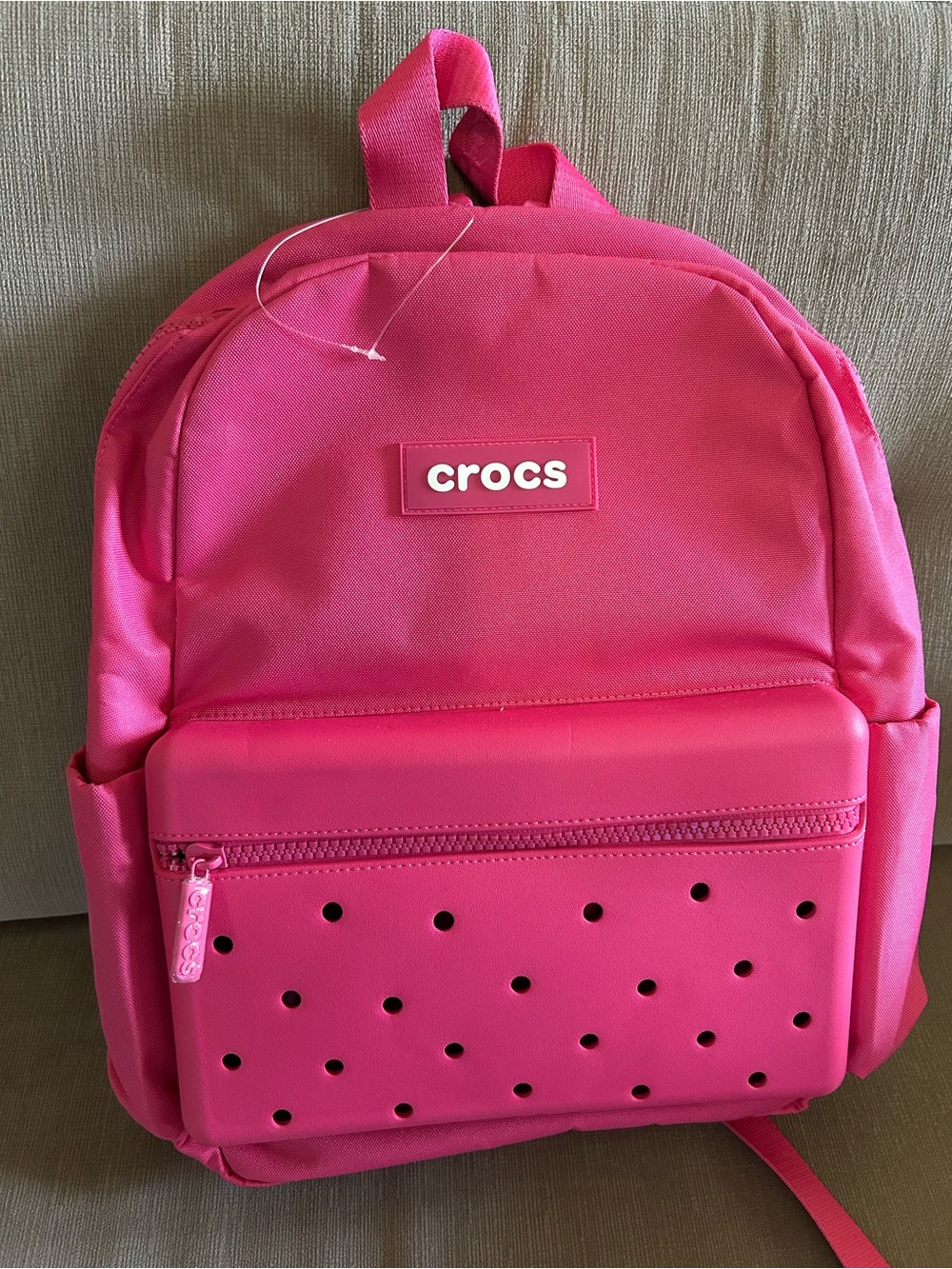 CROCS Kids Backpack in Hot Pink